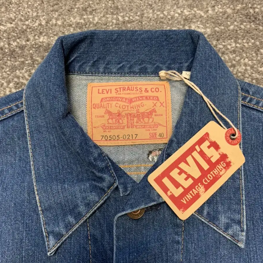 리바이스 levis lvc type3 자수 자켓