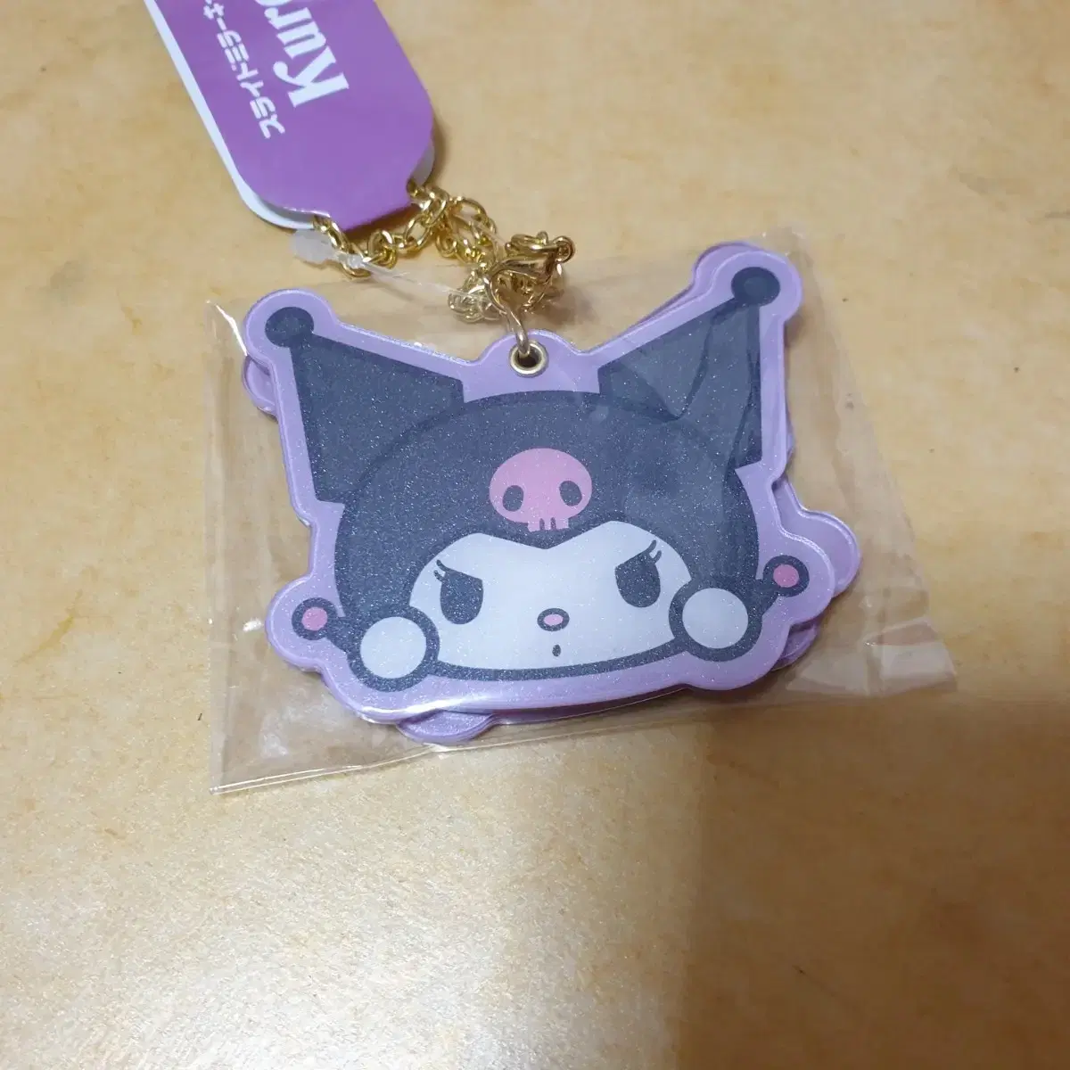 Kuromi Japan Genuine Mirror Keyring