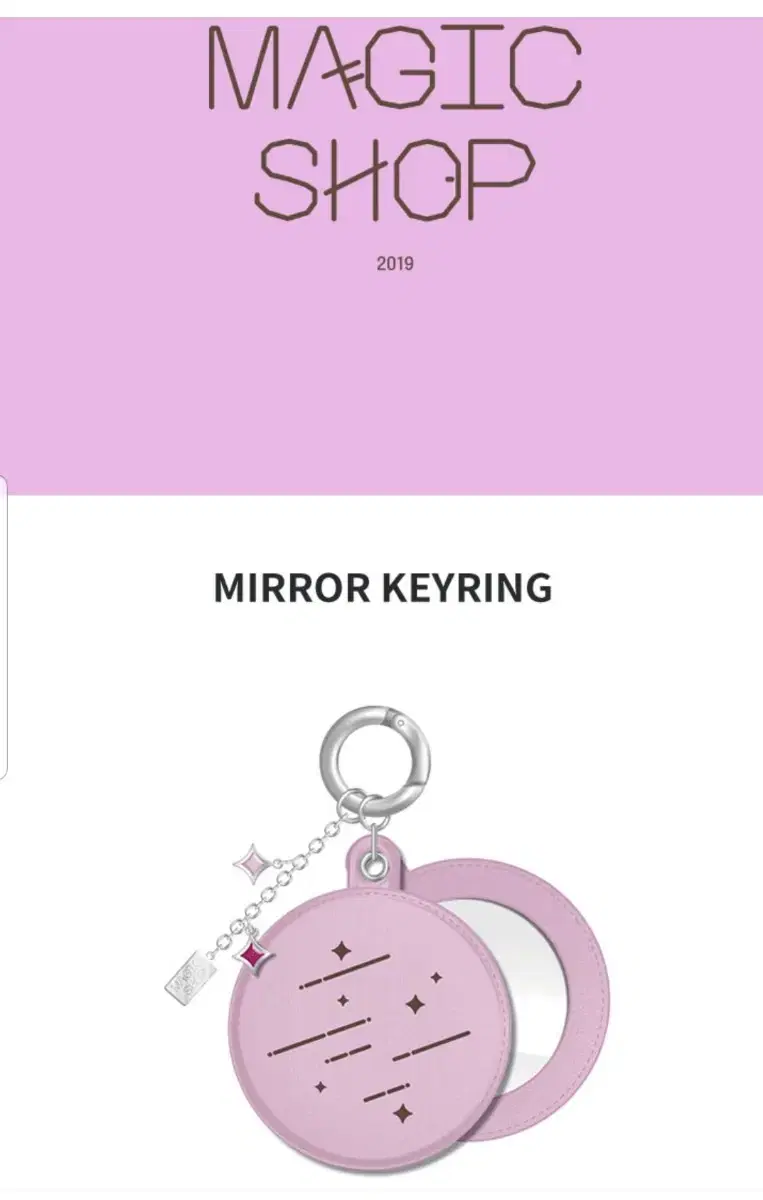 Bangtan Japan Magic Shop Mirror Keyring