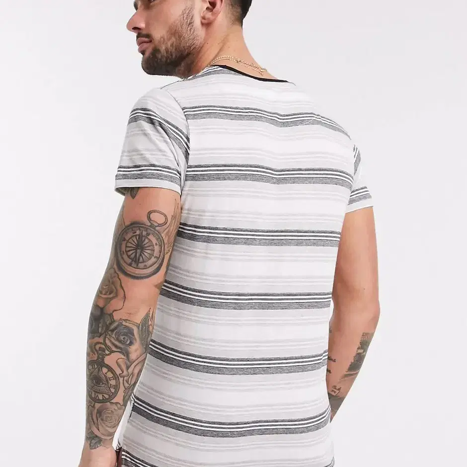 Bellfield stripe crew neck t-shirt