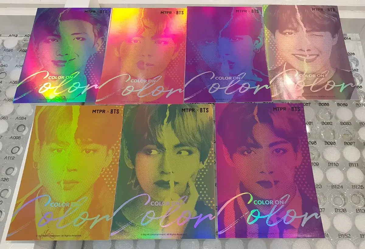 BTS MTPR hologram Job Sheet Set