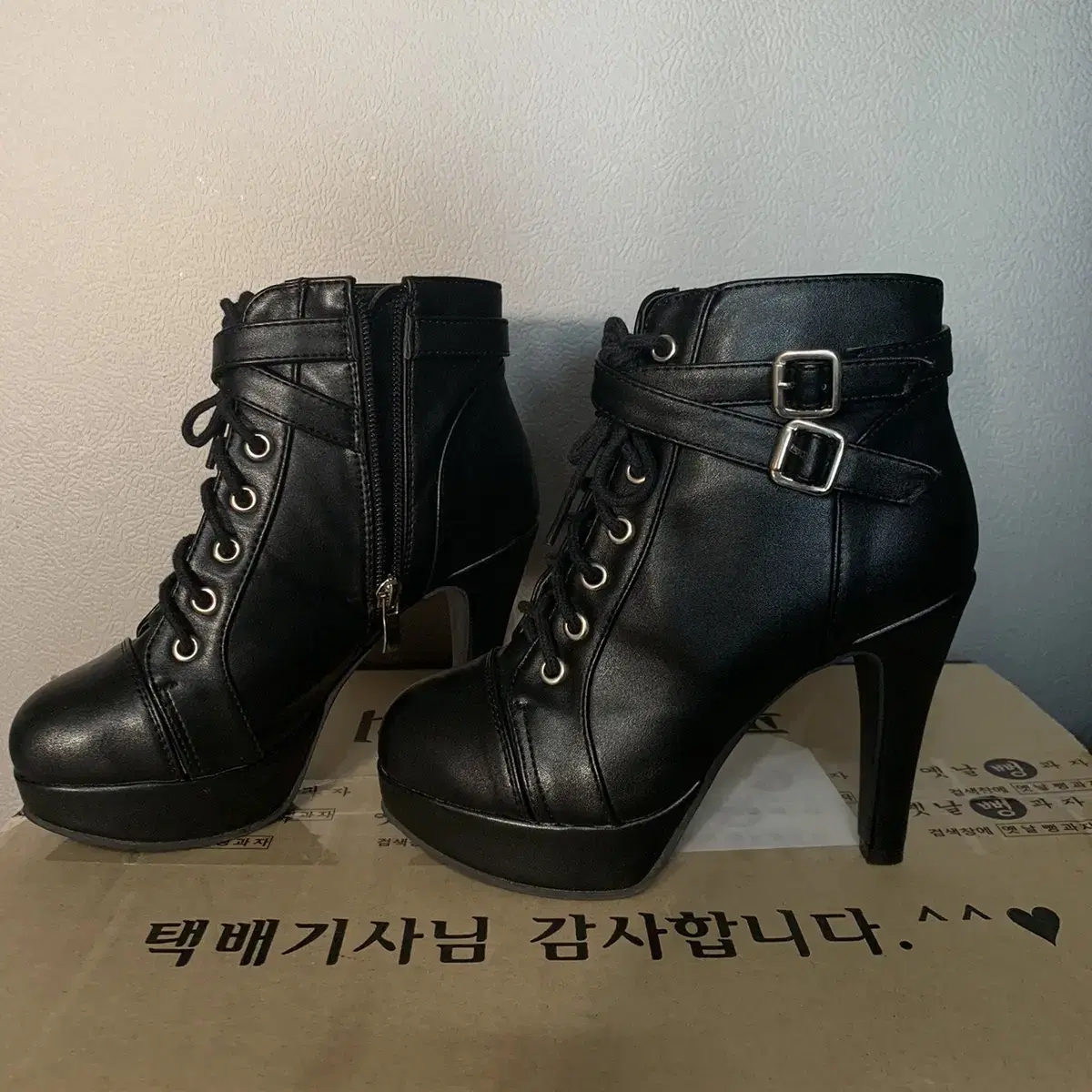 가보시 워커 킬힐 10cm 230