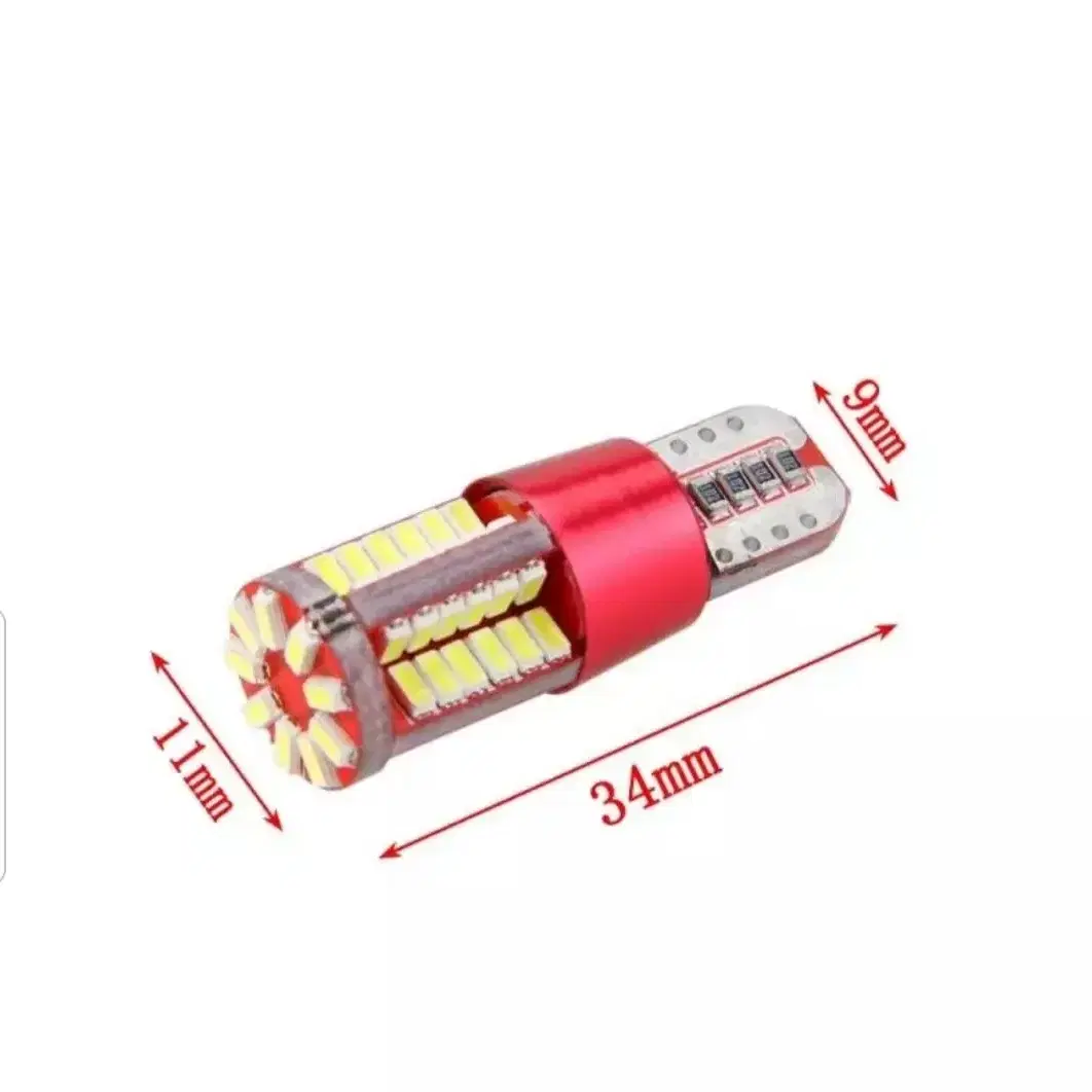 차량용 t10 화이트 led 57발