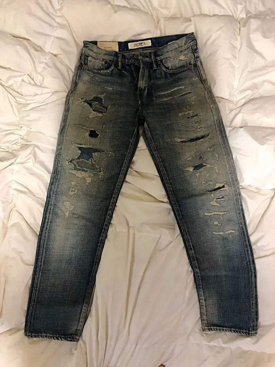 FDMTL Destroyed Selvedge Pants30