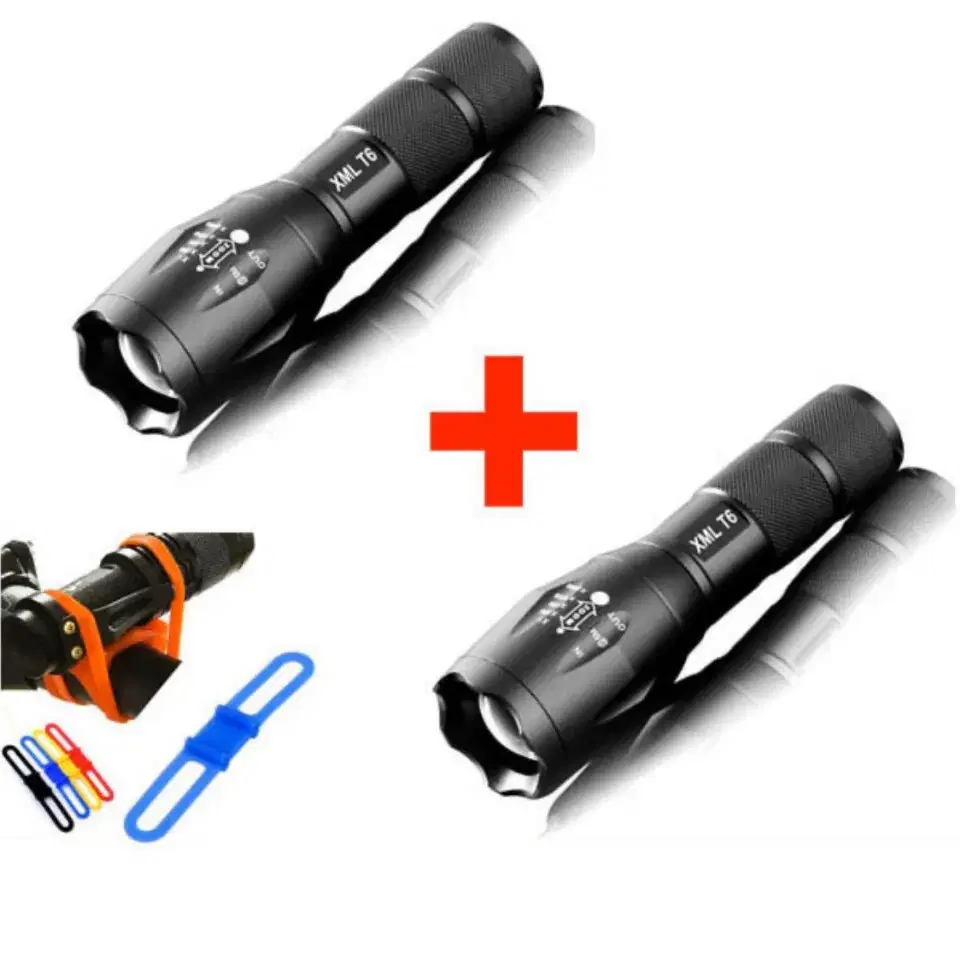 make speed CREE XML T6 1000루멘 자전거랜턴 1+1