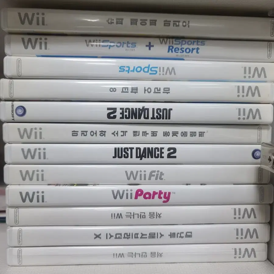 닌텐도 위, wii 게임CD