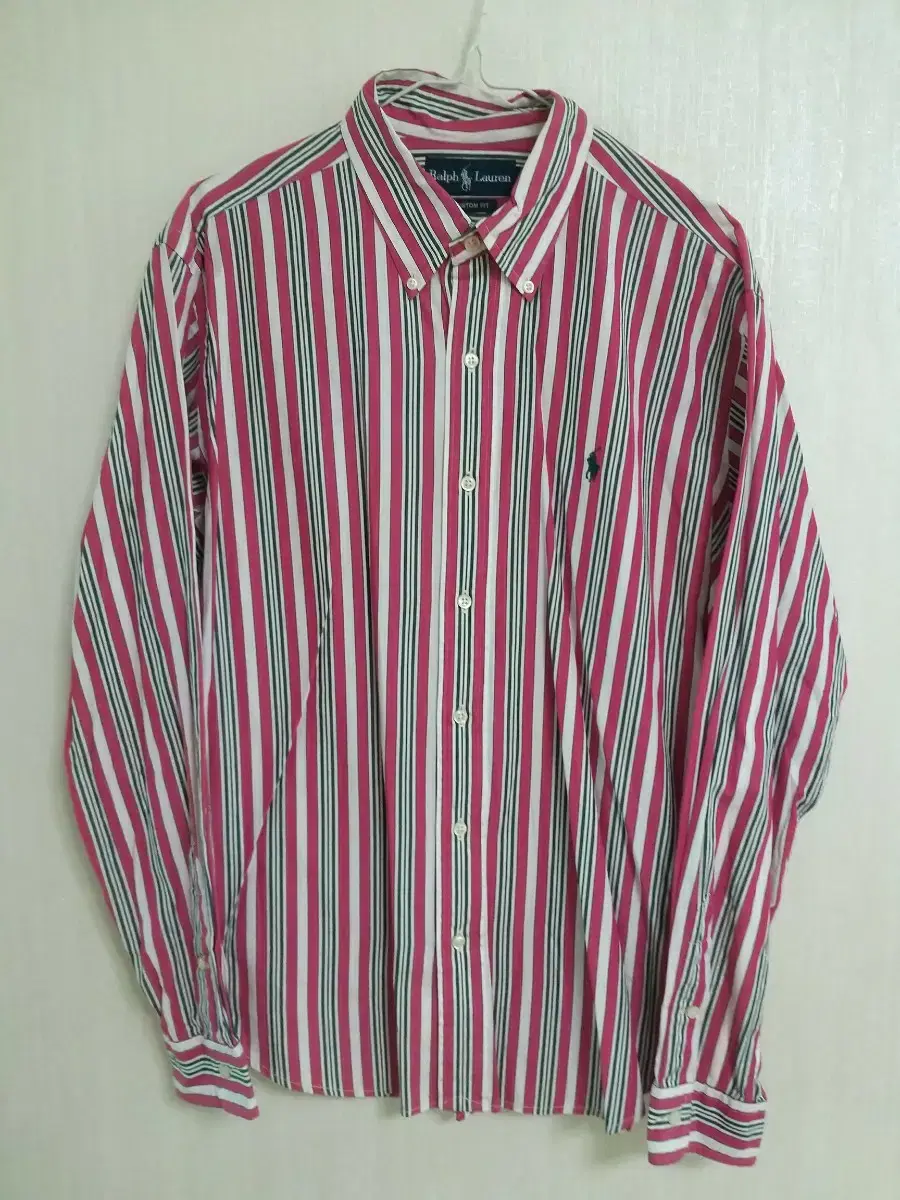 Men's Ralph Lauren Clean Stripe Shirt (100)