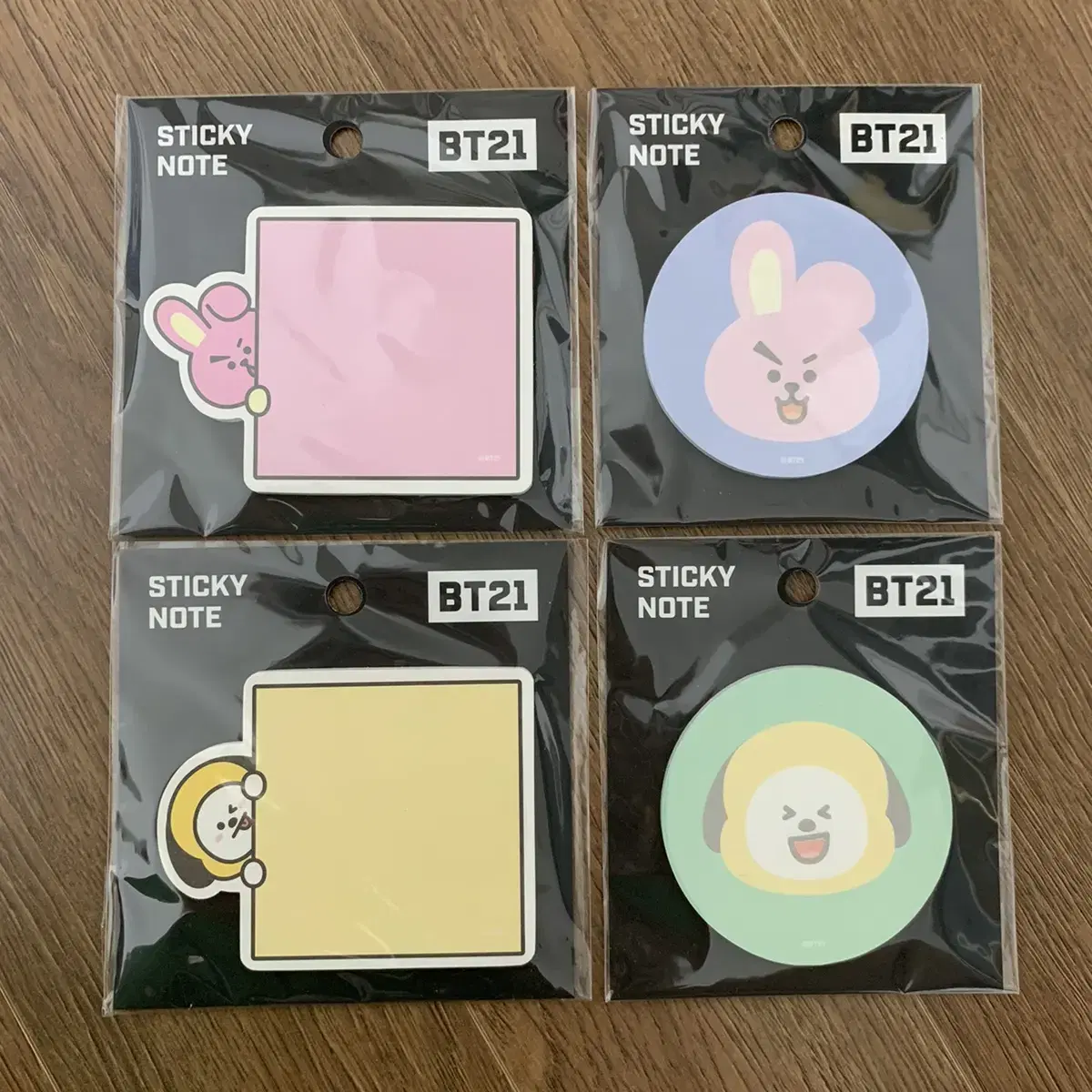 *미개봉*포스트잇*치미/쿠키*BT21*