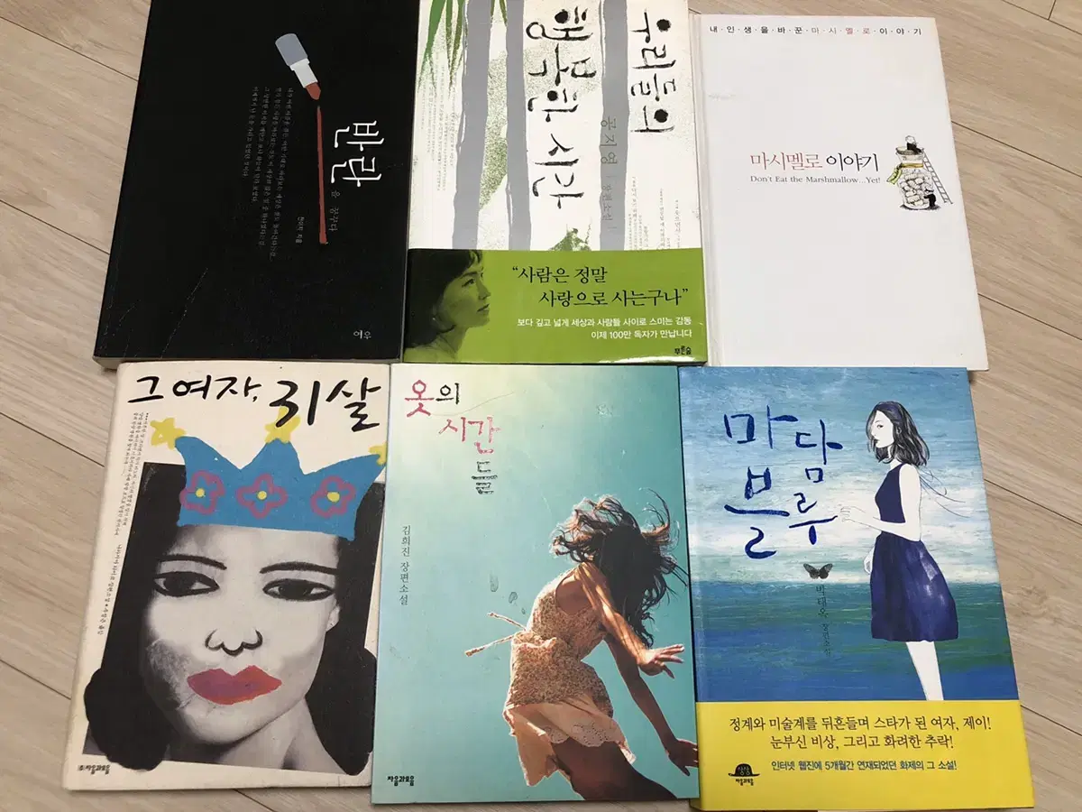 인기 소설책 6권 / 새 책 또는 상급 중고