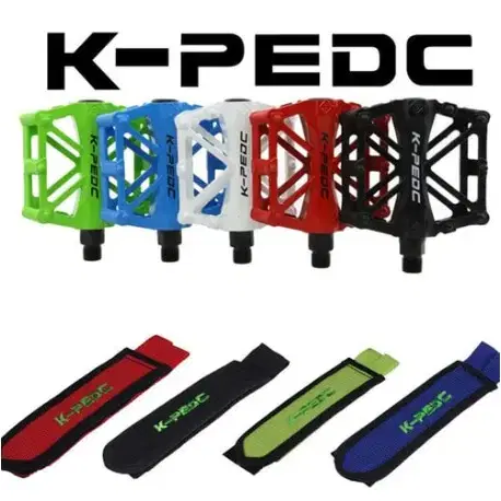 K-PEDC 자전거 페달 + 자전거페달밴드 세트