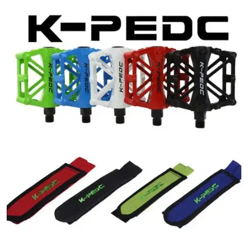 K-PEDC 자전거 페달 + 자전거페달밴드 세트