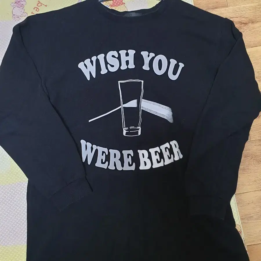 [105] 오버핏 맨투맨 WISH YOU WERE BEER