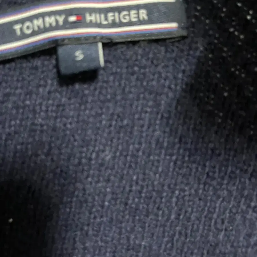 타미힐피거tommy hilfiger미니멀풀오버집업가디건자켓S상태좋음