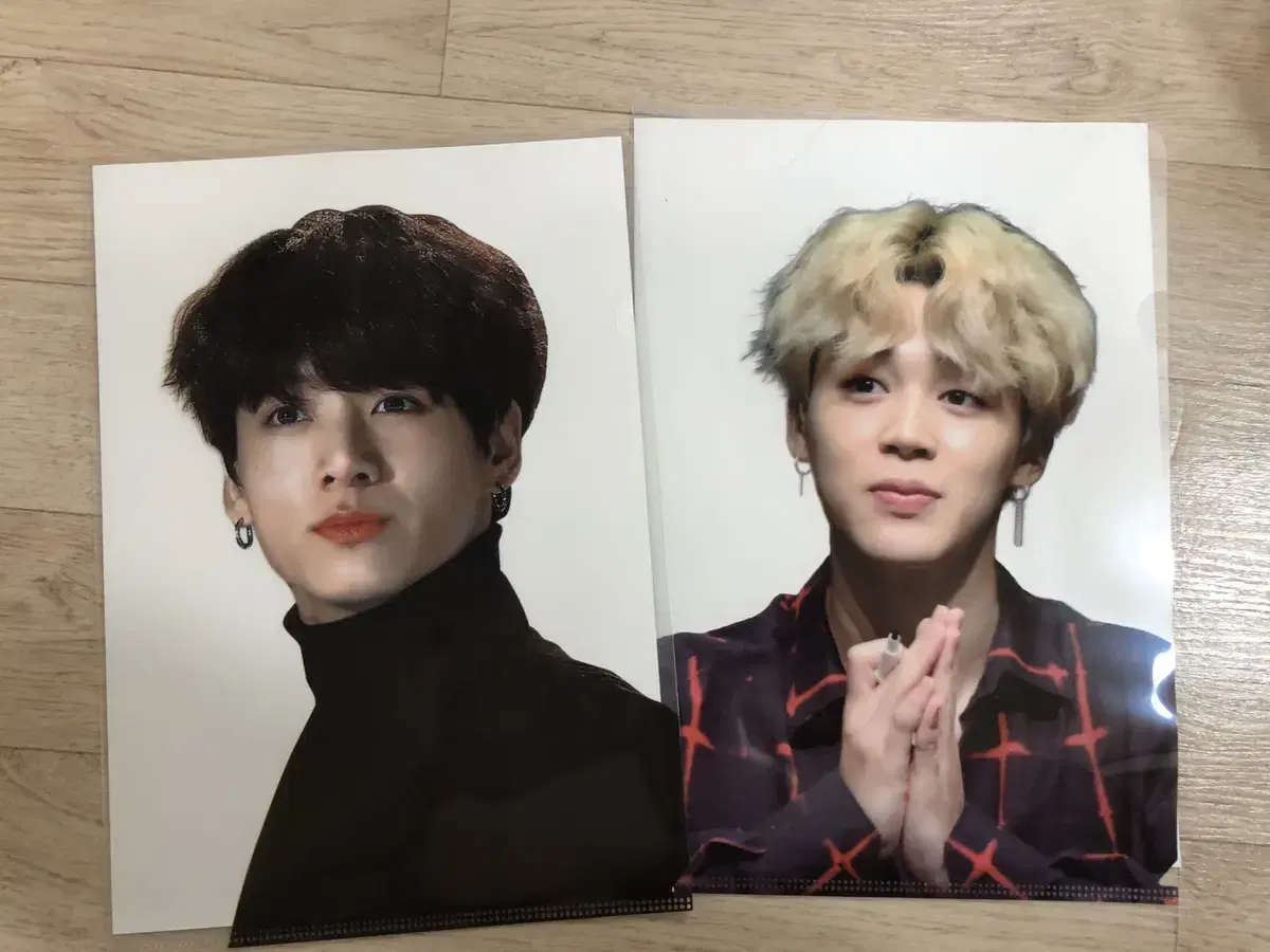 Bangtan jungkook jimin Transparent files & A4 posters