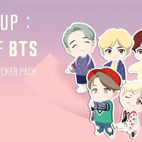 BTS Pop-up store 팝업 빙고 bingo 엽서 스티커팩 특전