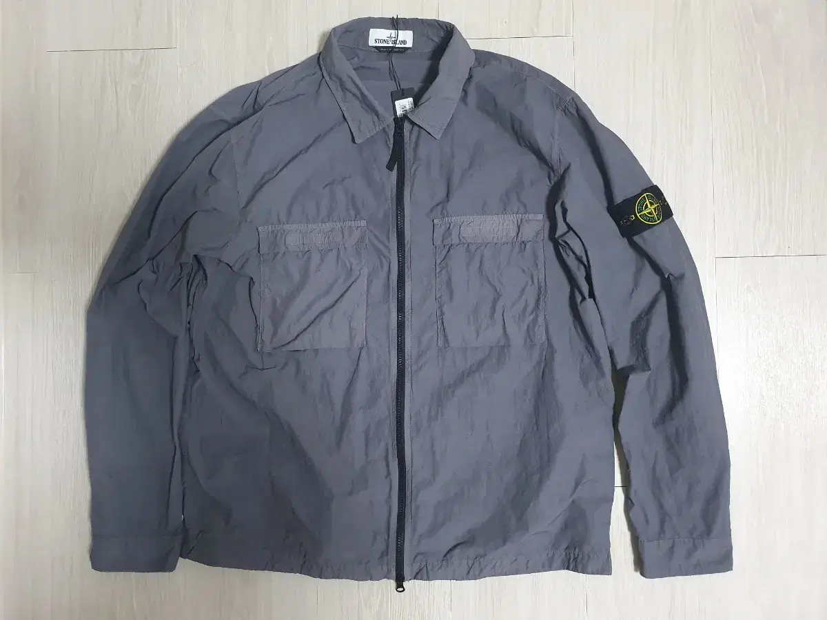 20SSStone Island Naslan Overshirt Bloo Grey L