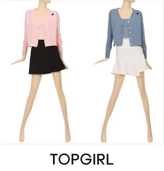 New.Top Girl Knit Min Sleeve Cardigan Set