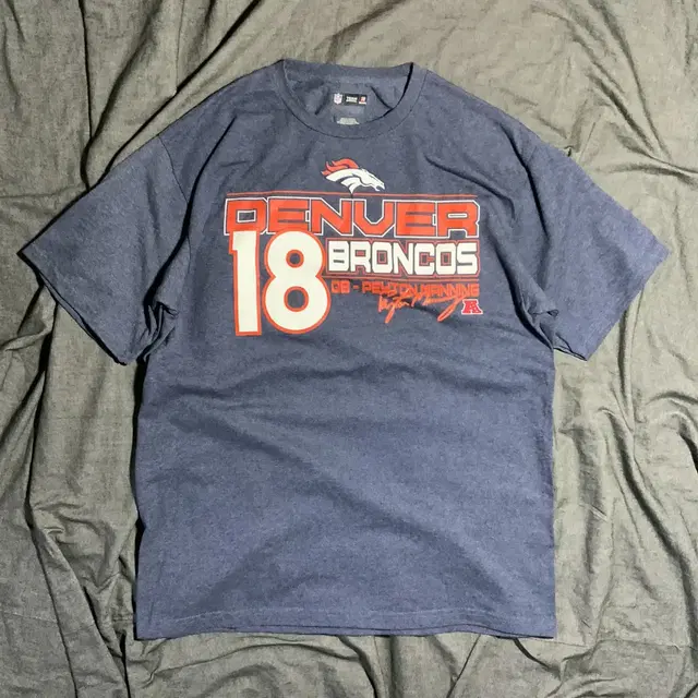 NFL Team Apparel D/Broncos T Shirts Sz L