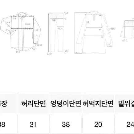 트렌디 어패럴 옥스퍼드 다크 데님 숏 XS