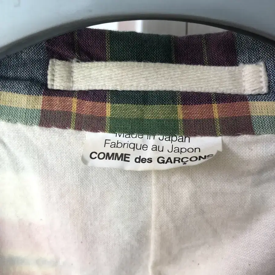 꼼데까르송 Comme des Garcons 체크 블레이저