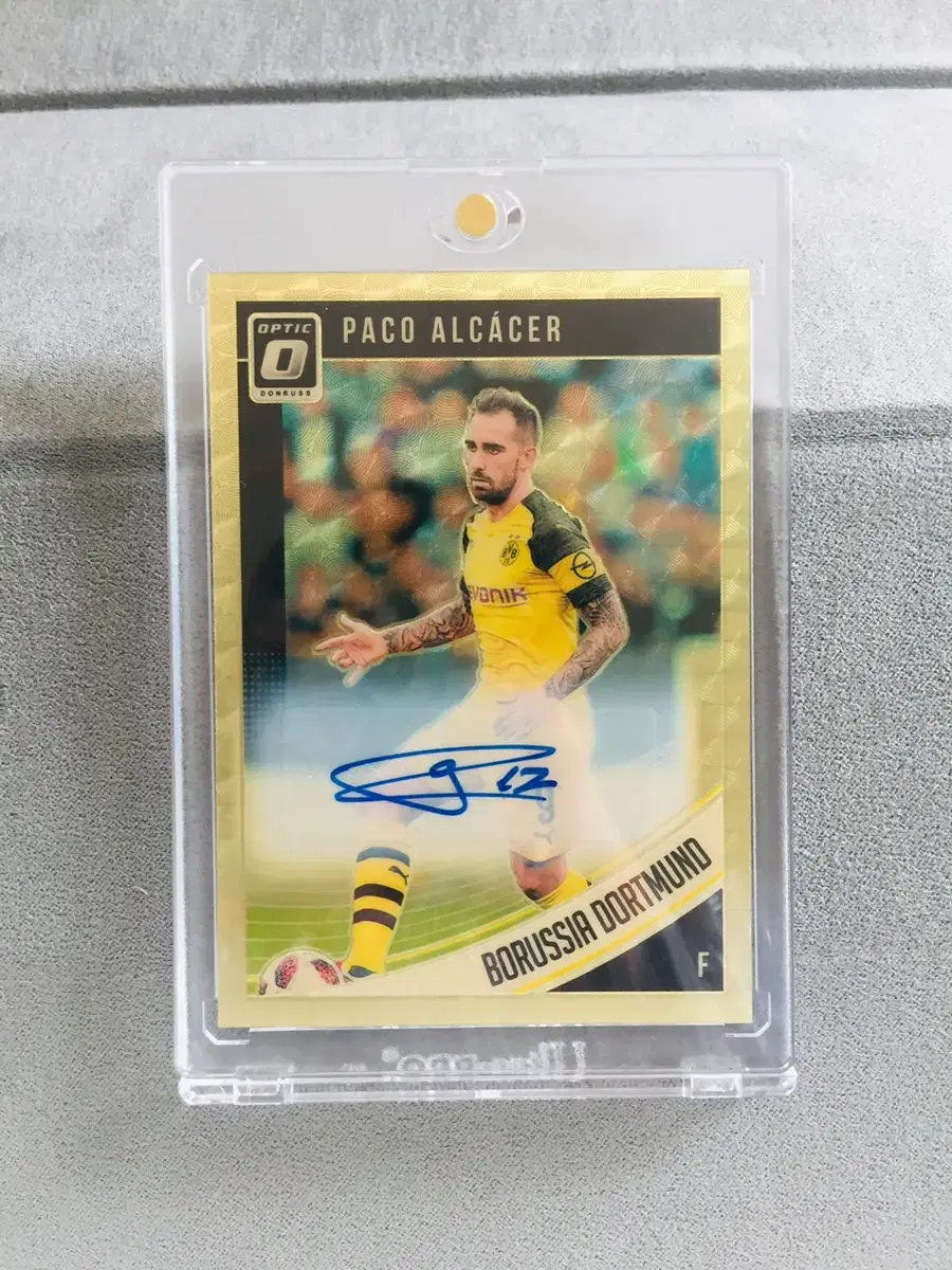 Donruss 파코 알카세르 1/1 골드 바이닐카드