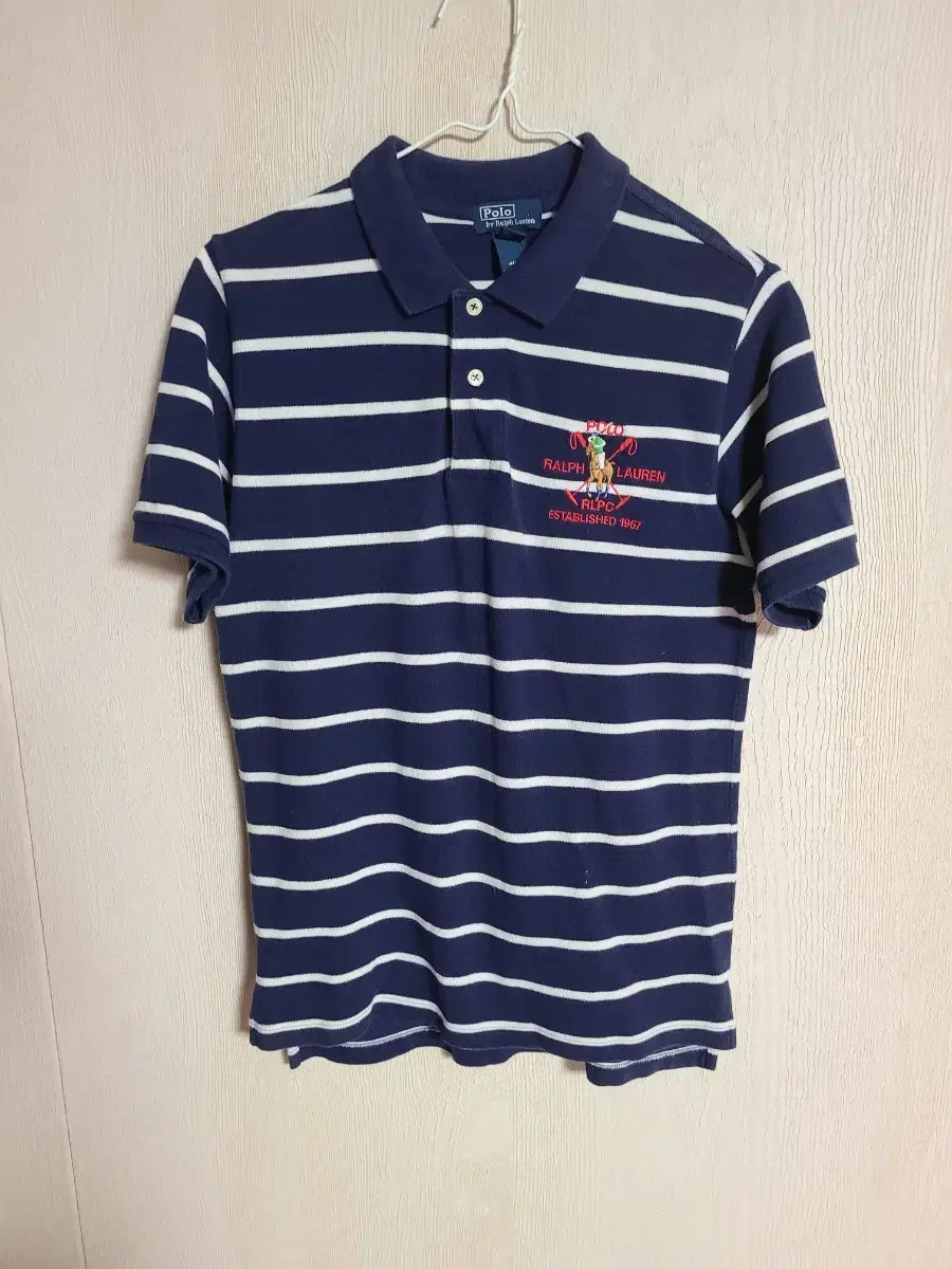 Polo Short Sleeve Karati Stripe Boys M 12/14