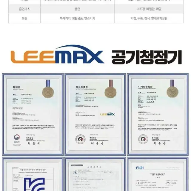 LEEMAX 차량용 공기청정기 새제품