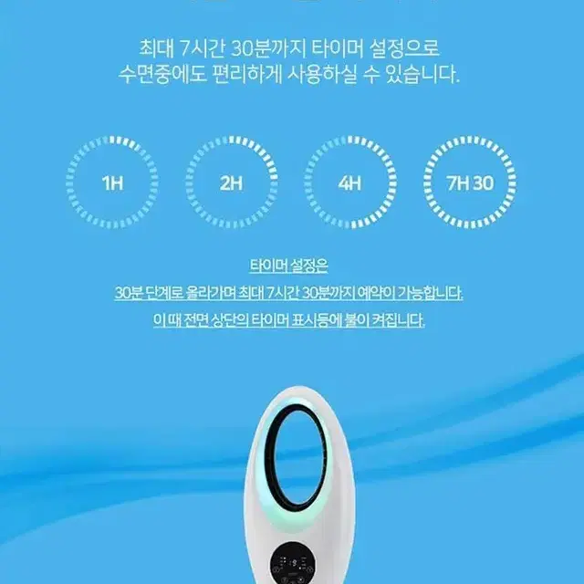 특별할인 독일루벡 에어홀 led 날개 없는 안전선풍기/리모컨