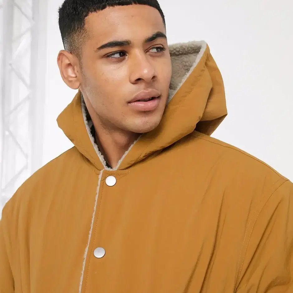 ASOS DESIGN reversible teddy jacket