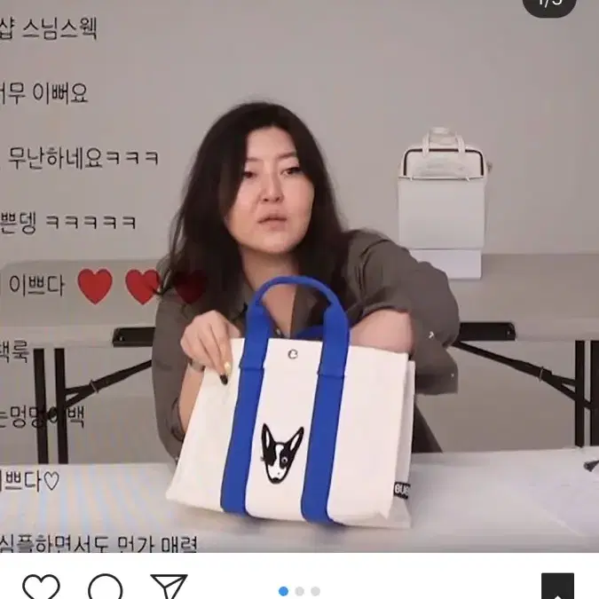 슈스스 한혜연 이혜영 부부리 가방