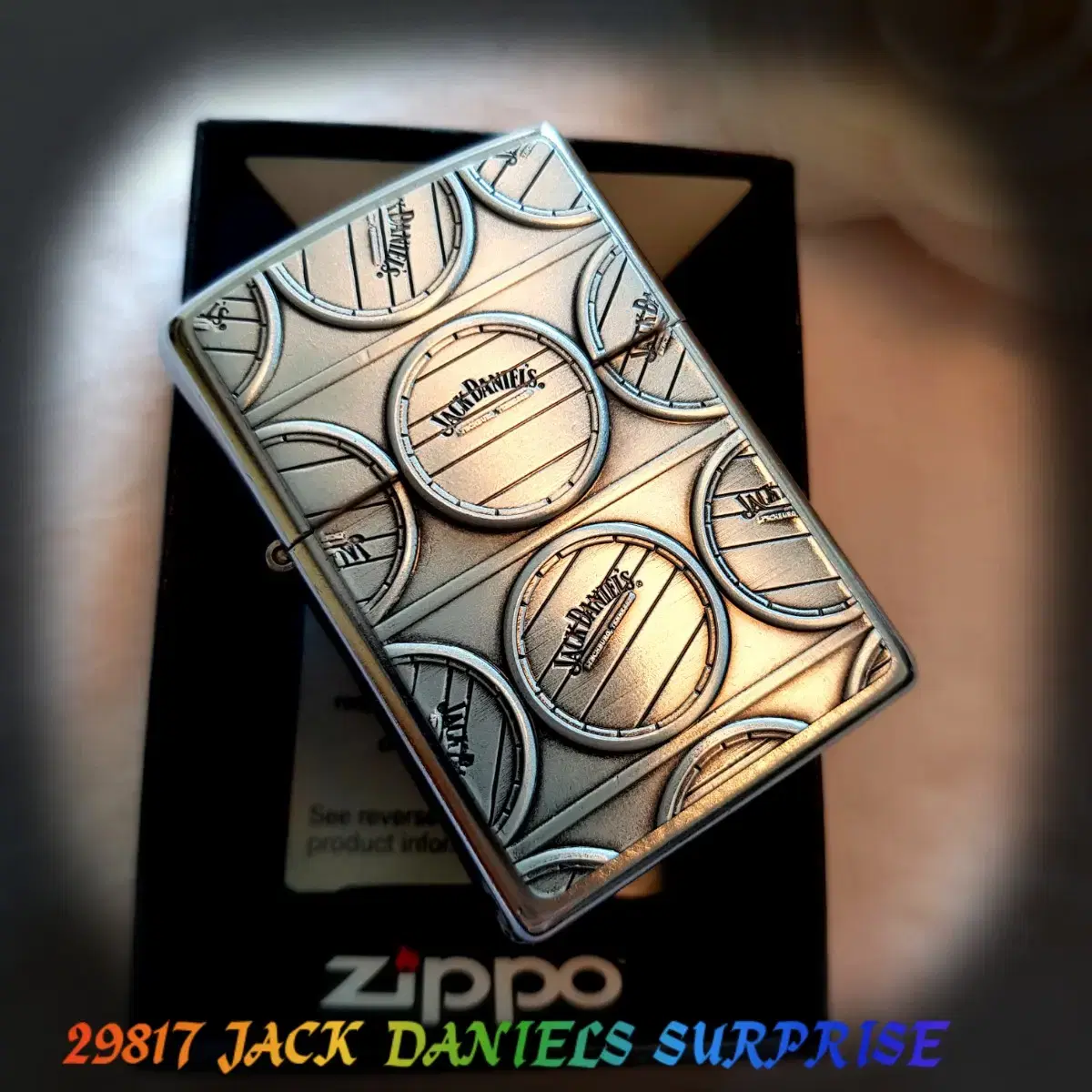 29817 JACK DANIELS SURPRISE 정품 새 지포라이터