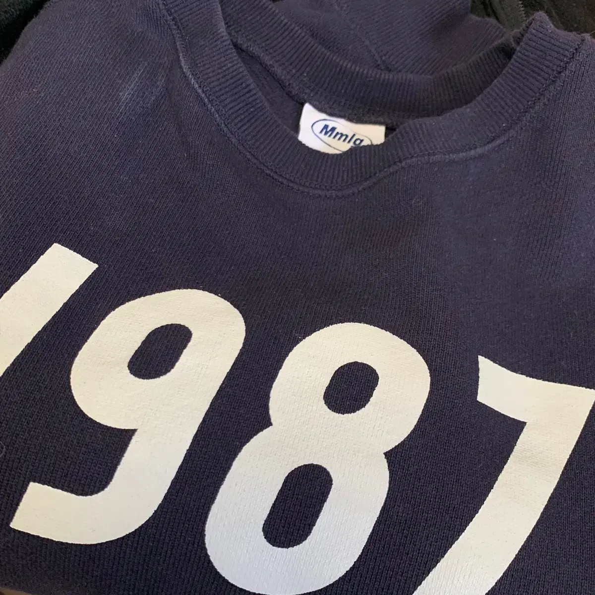 87mm) 1987 sweat(Purple navy)