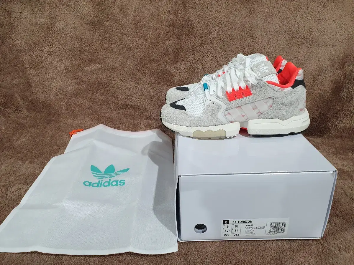 아디다스 zx torsion 토션 EH0251 270mm 팝니다 브랜드 중고거래