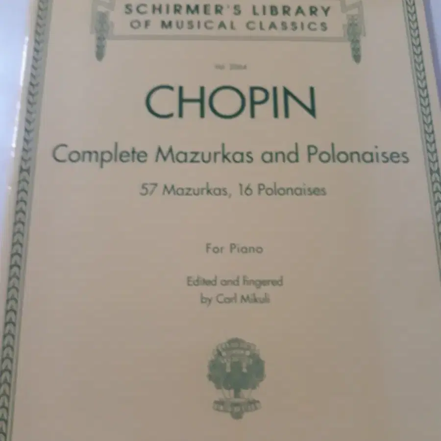 CHOPIN Mazurkas and Polonaises  (새책 )