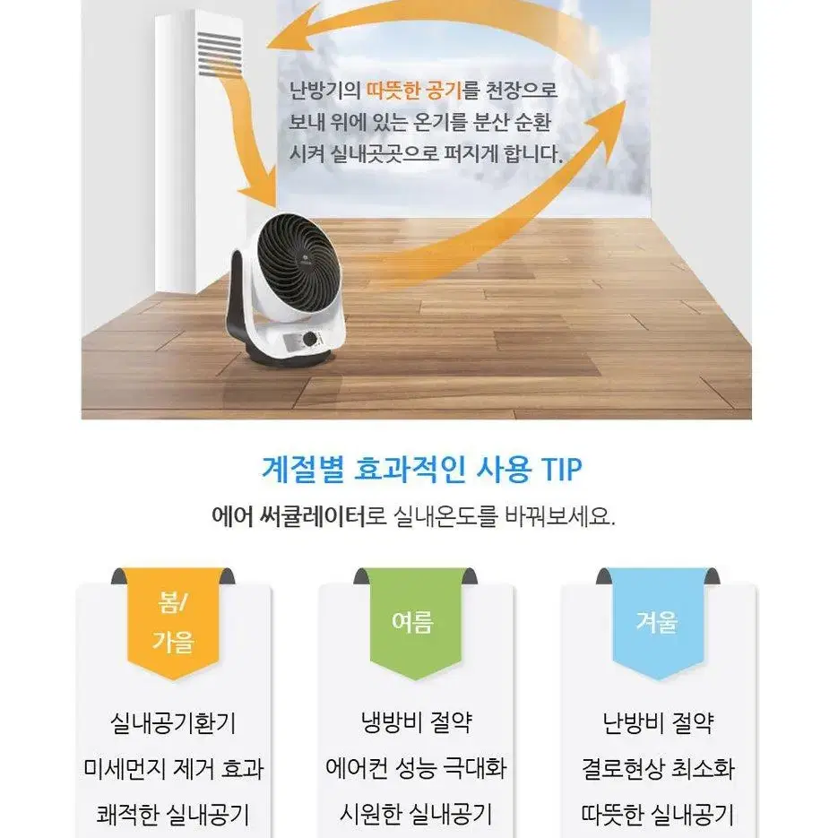 선풍기(스위스몽클로스 서큘레이터)