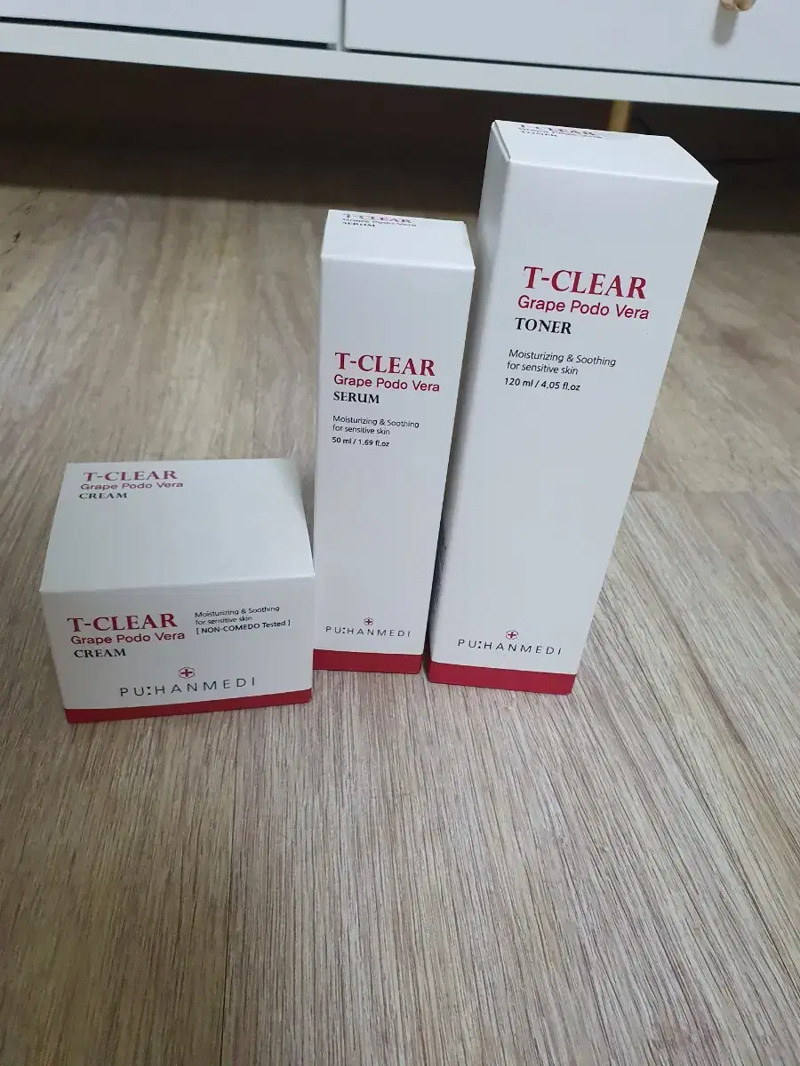 I sell PuhaMedi toner, serum, and cream.