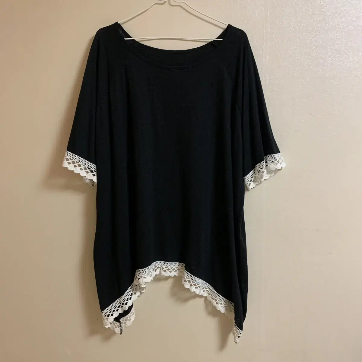 New Black Lace T-Shirt