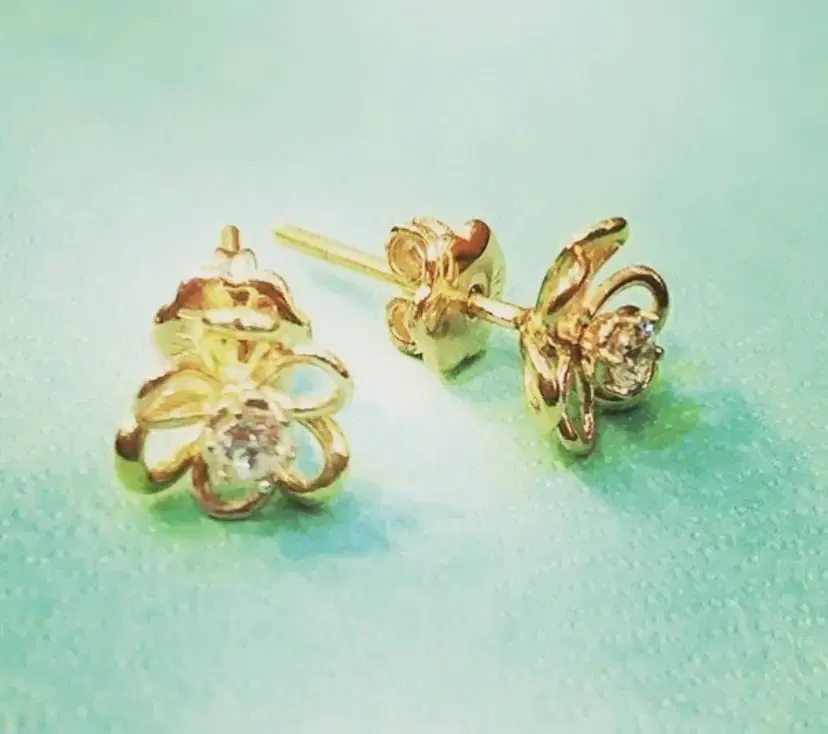 [Special SALE] Flower 14k Rose Gold Earrings L'enevejewelry