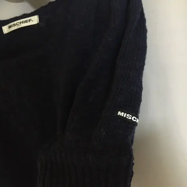 MSCHF미스치프 크롭니트 cropped knit 네이비 S