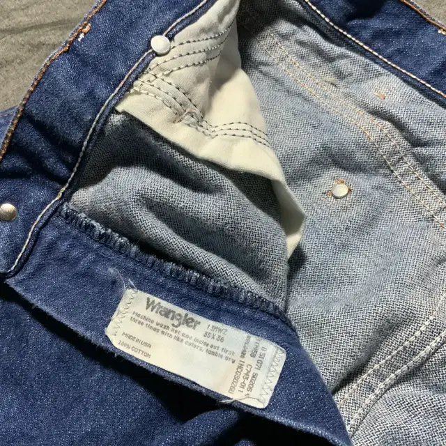 Wrangler Blue Denim Pants Sz 35X36