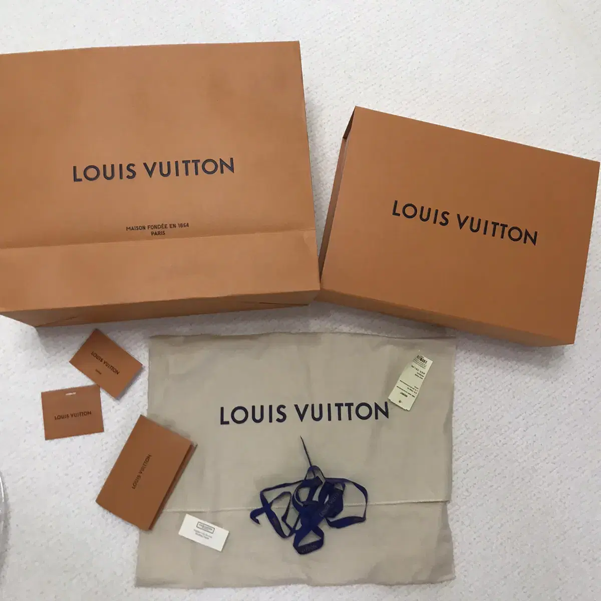 Louis Vuitton shopping bag box