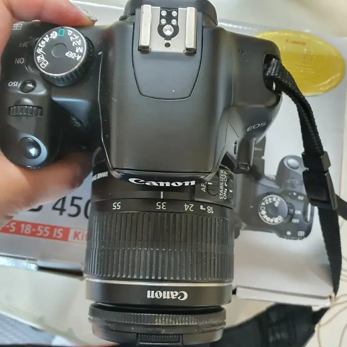 캐논 450D 카메라 18-55mm렌즈