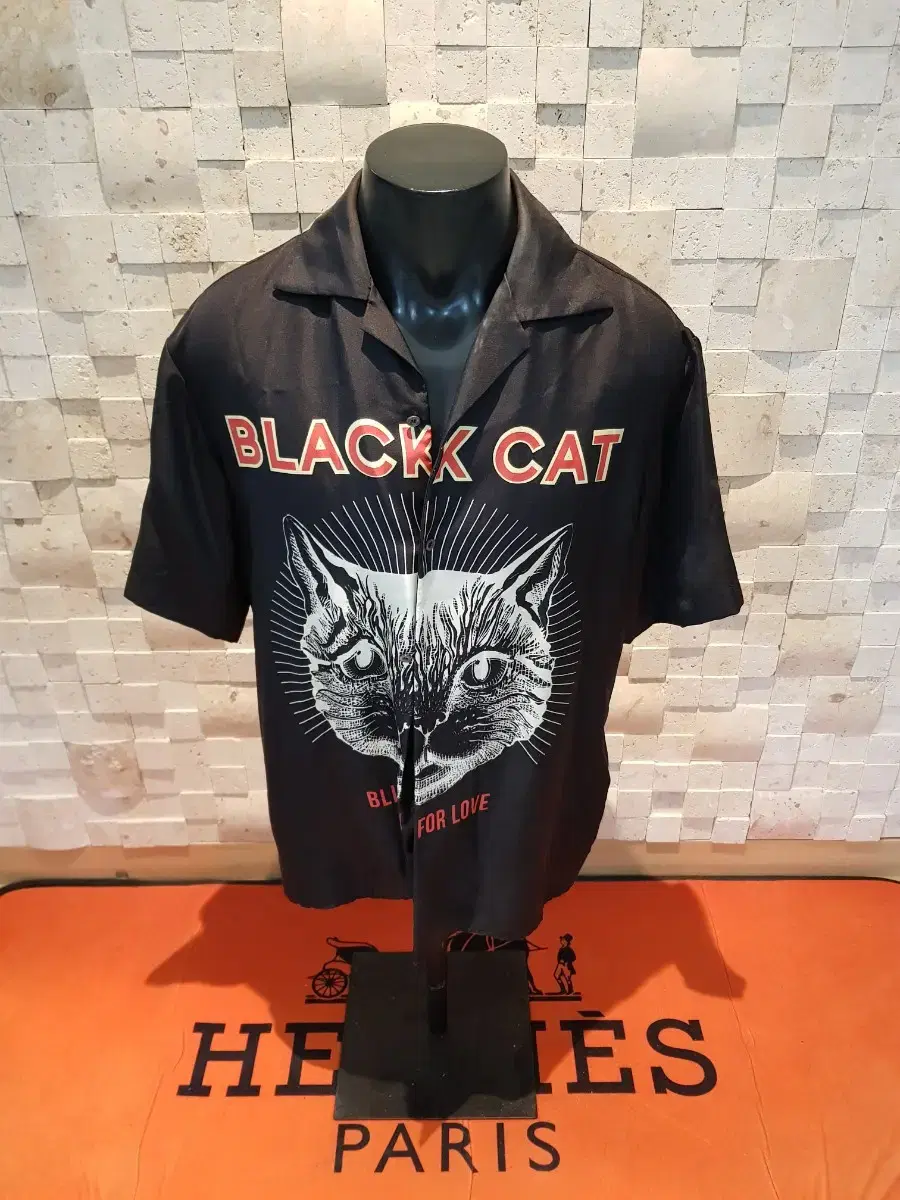 Genuine Gucci Black Cat kara all silk vahn limited edition buy cheap new