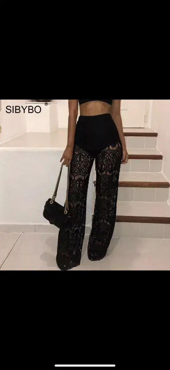 Lay Beach See-Through Pants