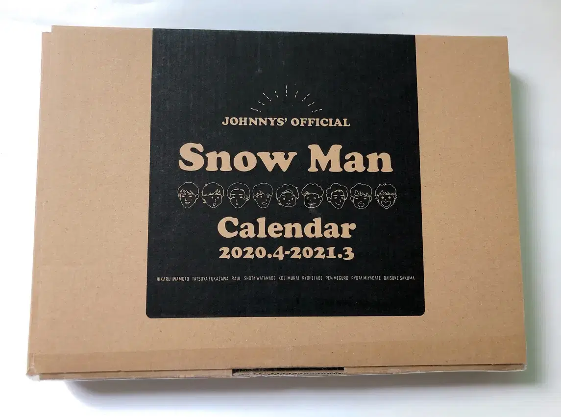 SnowMan Snowman Calendar 2020 Johnny's Calendar