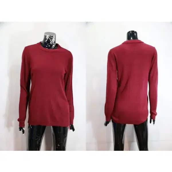 (55) [New Product] Whale Red Burgundy Round Knit (55)