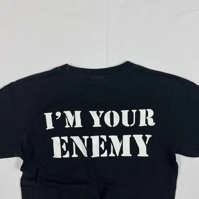 90s GG Allin 알린 im your enemy 프린트 반팔티셔츠