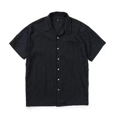 vastic pinstripe hawaiian shirt