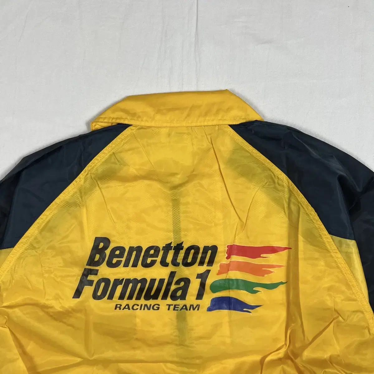 90s 베네통 포뮬러1 benetton 빅로고 봄버 자켓