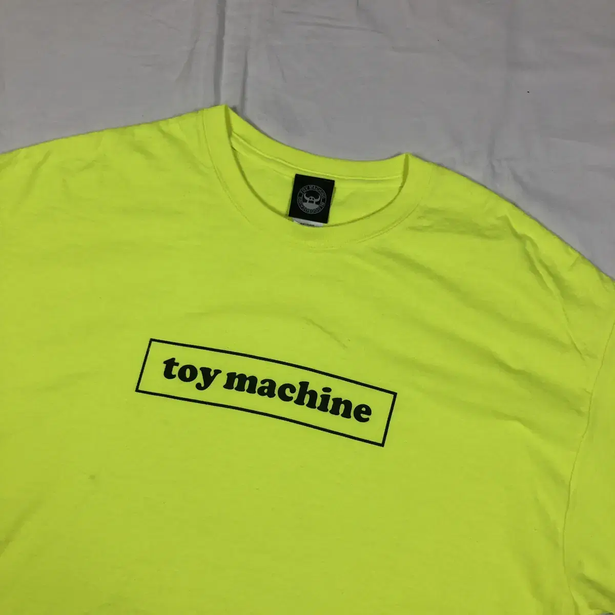 90s 토이머신 toy machine 박스로고 프린트 반팔티셔츠